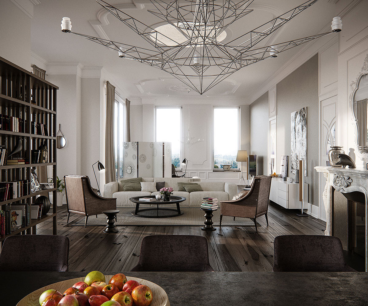 ZINGVR 室内设计CGI作品:顶楼楼阁