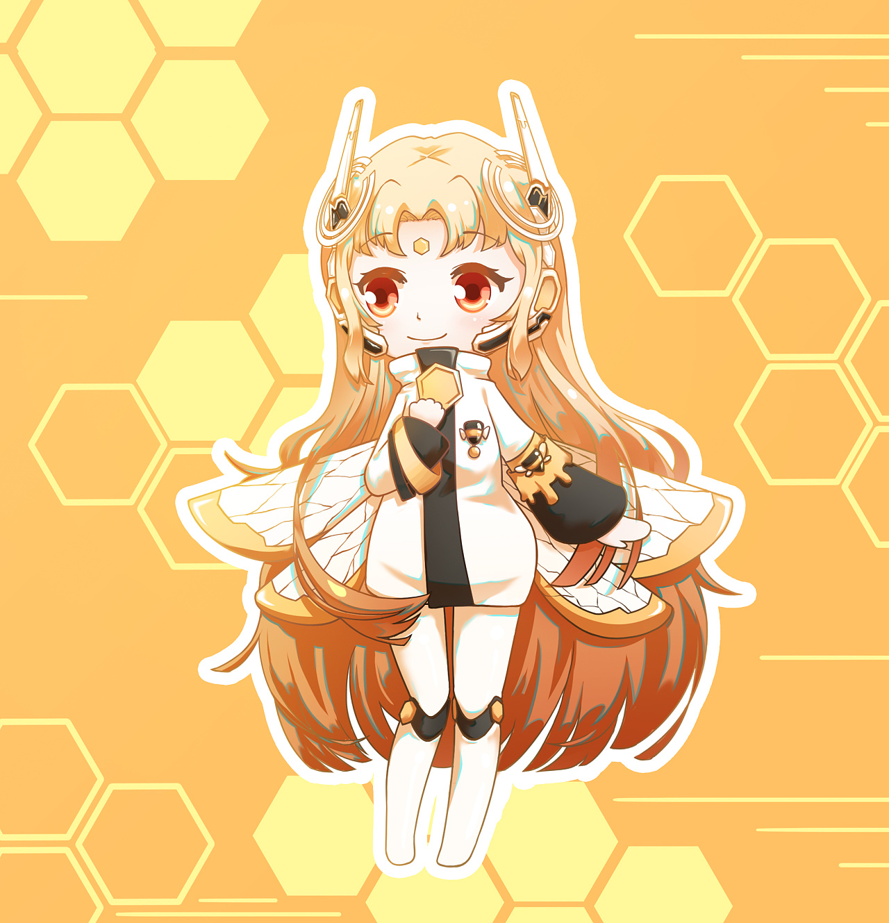 蜜蜂拟人南昌 |                                              插画