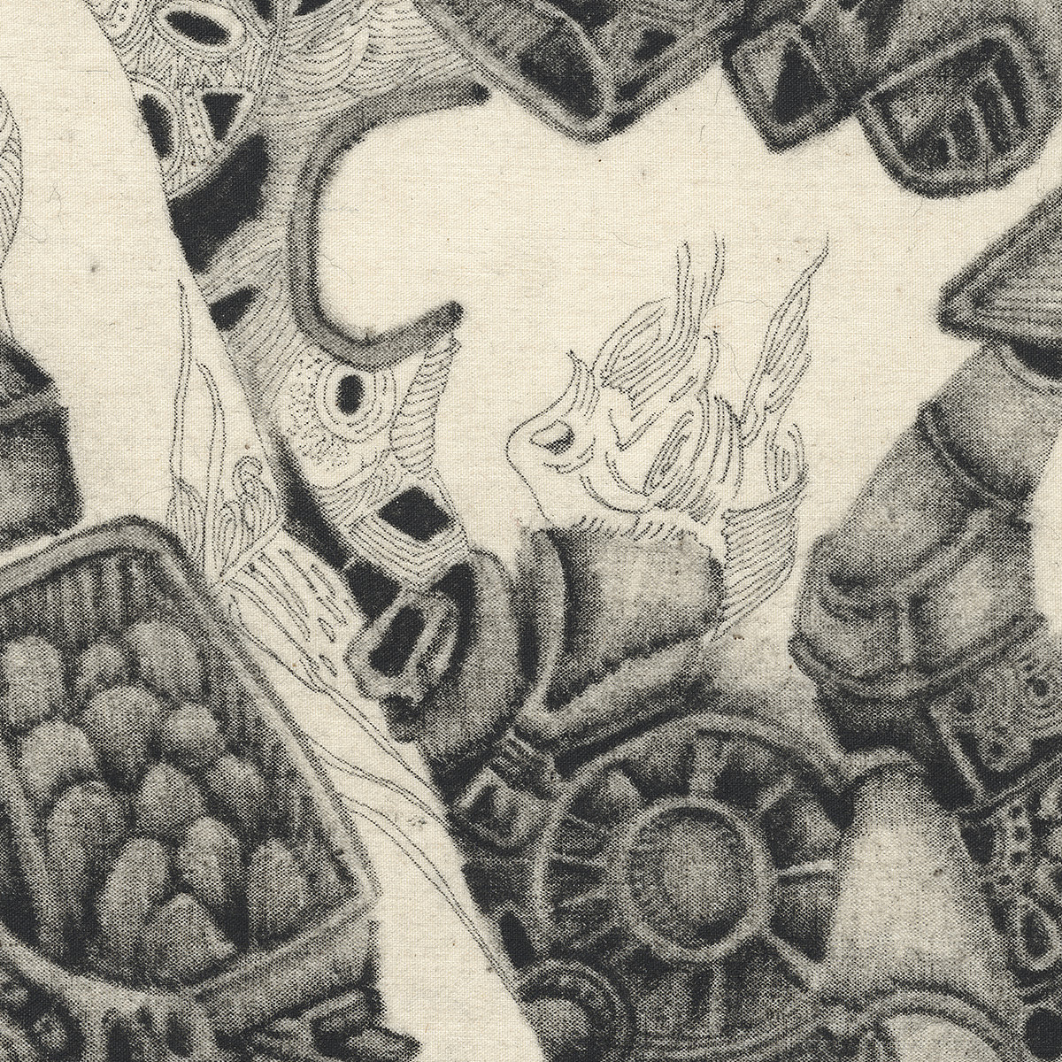 之五十:睁开 布面墨 李晴