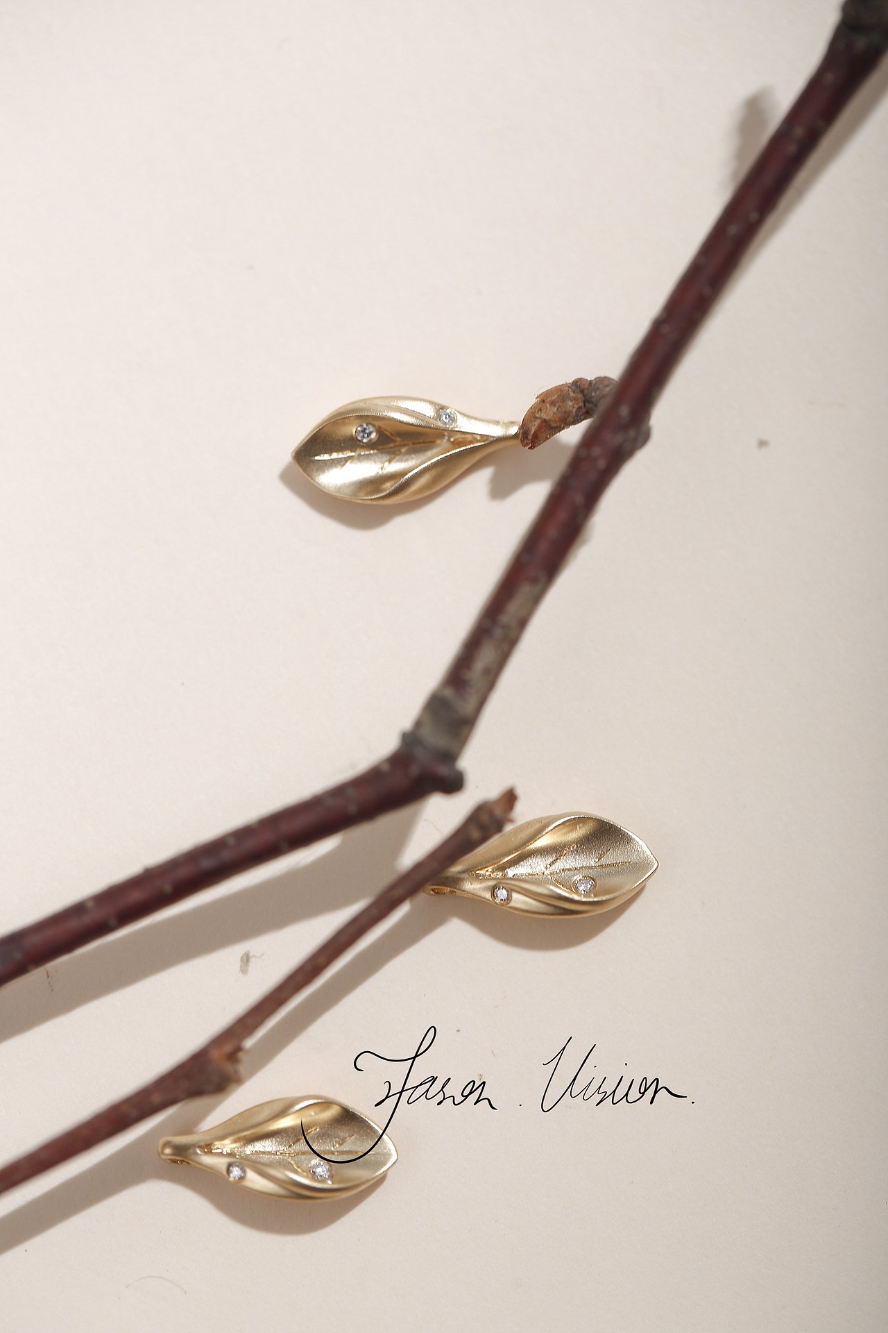 珠宝摄影-k金叶子拍摄（图ZMTc3MjU4OTQ4） - 产品摄影 - 站酷设计师Mark摄影原创素材 - 站酷ZCOOL