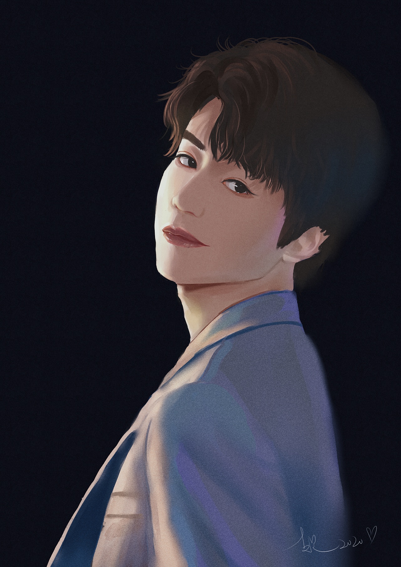 王俊凯|插画|创作习作|支仓凯凯 - 原创作品 - 站酷 (zcool)