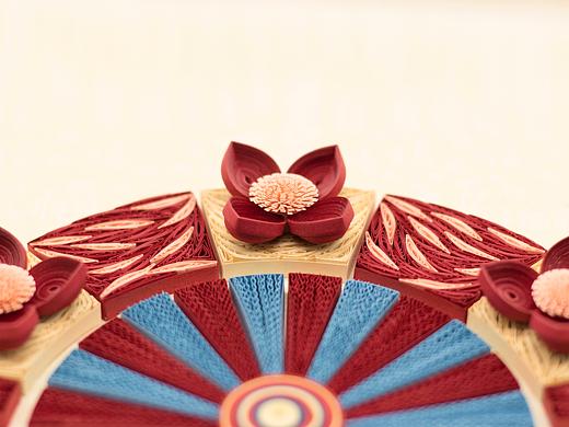 衍物 -《扇》衍纸作品