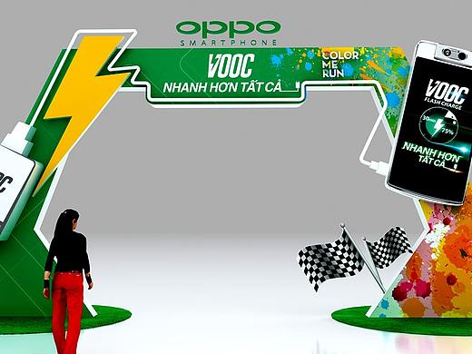 OPPO舞陈设计效果图