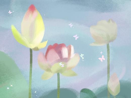 荷花（个人主页-ZNTI4NDExODA=） - 创作习作 - 站酷设计师Zxues原创素材 - 站酷ZCOOL