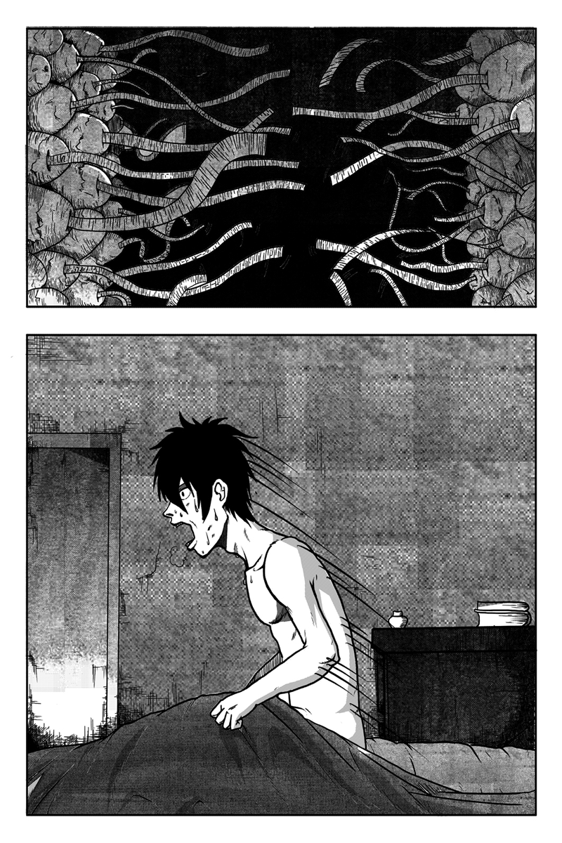 Ygg短篇猎奇恐怖漫画之脸颊暗疮密集症(18禁+重口味)