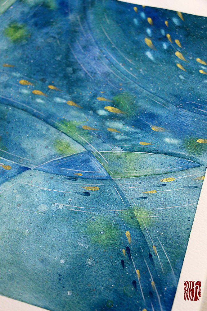 湖水|插画|创作习作|方氿 - 原创作品 - 站酷 (zcool)