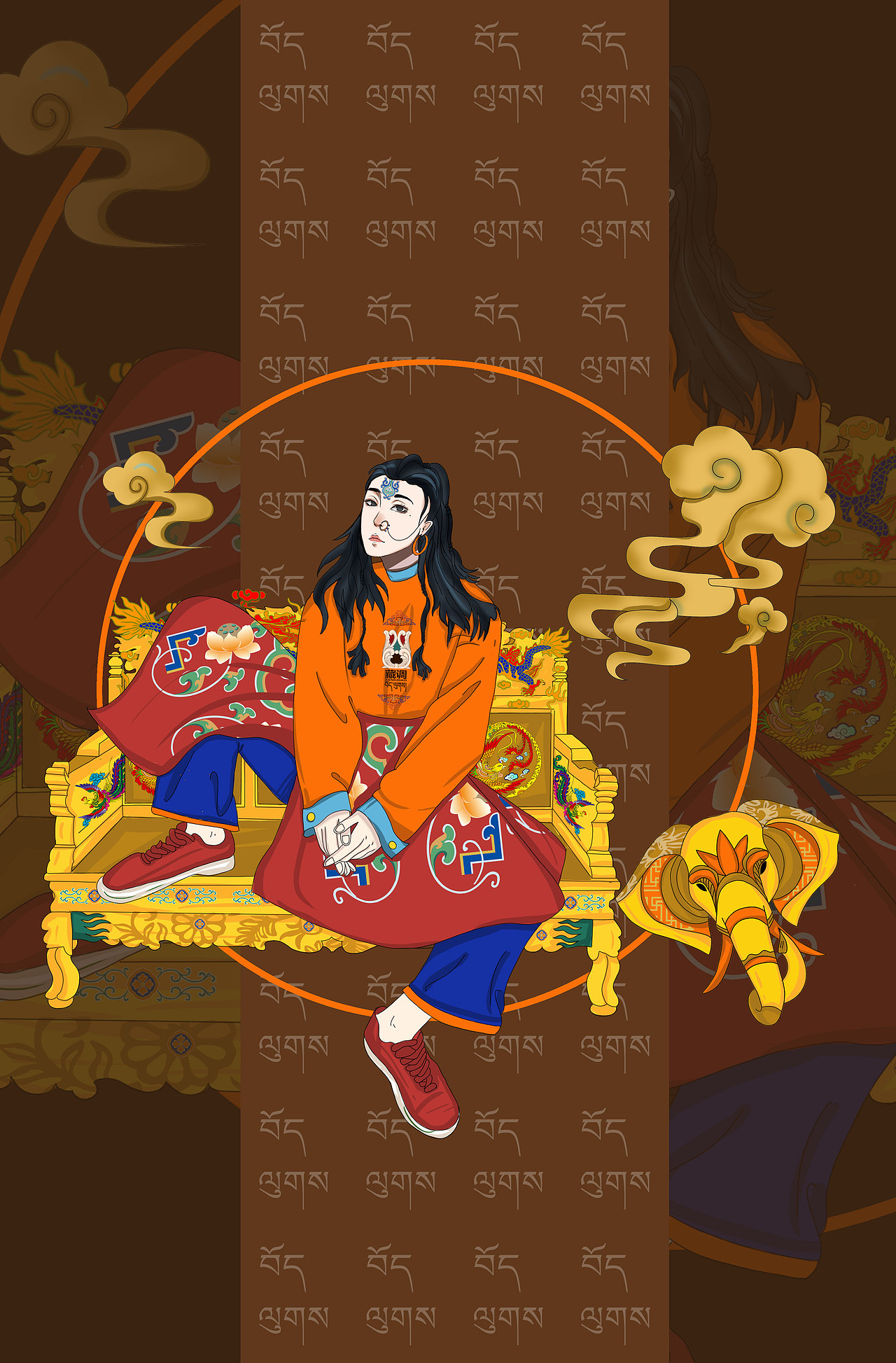 SAN-MZT | 当少年遇上藏式（图ZMjE0OTkzMDYw） - 创作习作 - 站酷设计师SD视觉设计原创素材 - 站酷ZCOOL