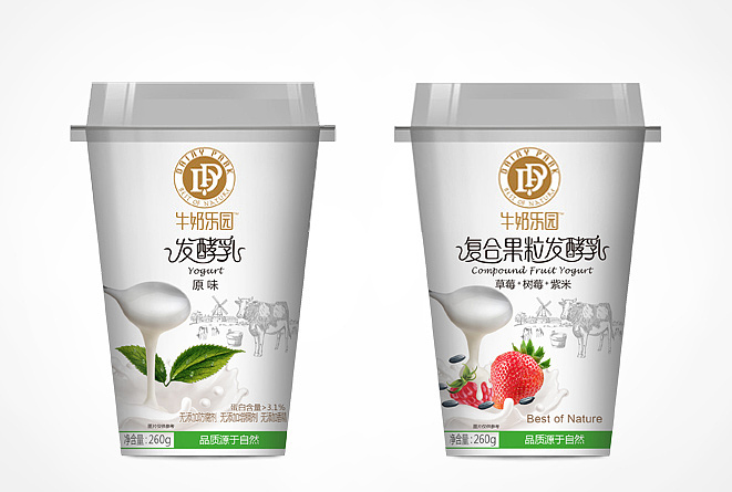 牛奶乐园酸奶包装设计（图ZODk3ODg0OTI=） - 包装 - 站酷设计师上智诚品牌原创素材 - 站酷ZCOOL