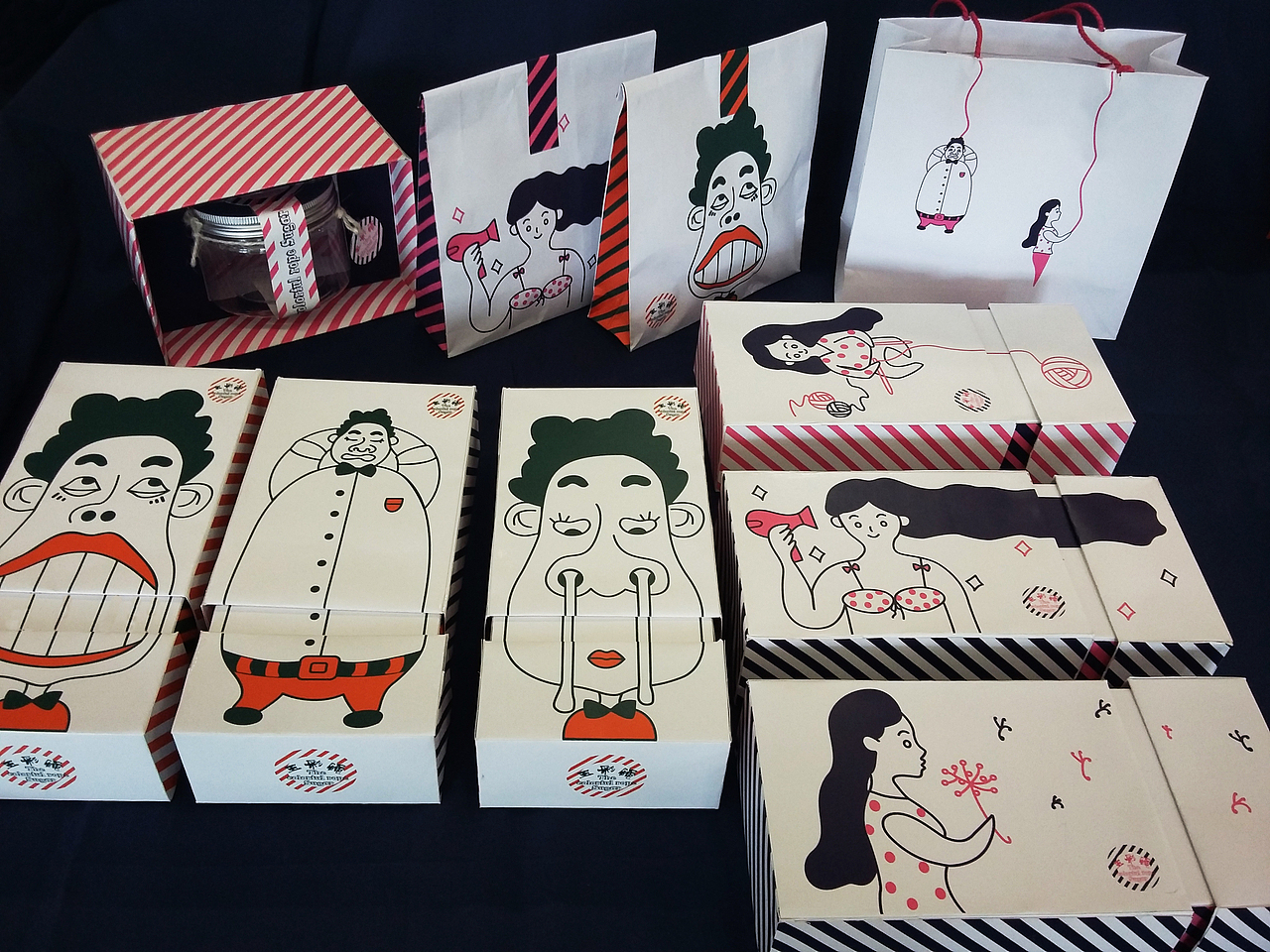 「五彩绳」橡皮糖包装设计展示（图ZNjA2NTEzMzY=） - 包装 - 站酷设计师FANMOMO原创素材 - 站酷ZCOOL
