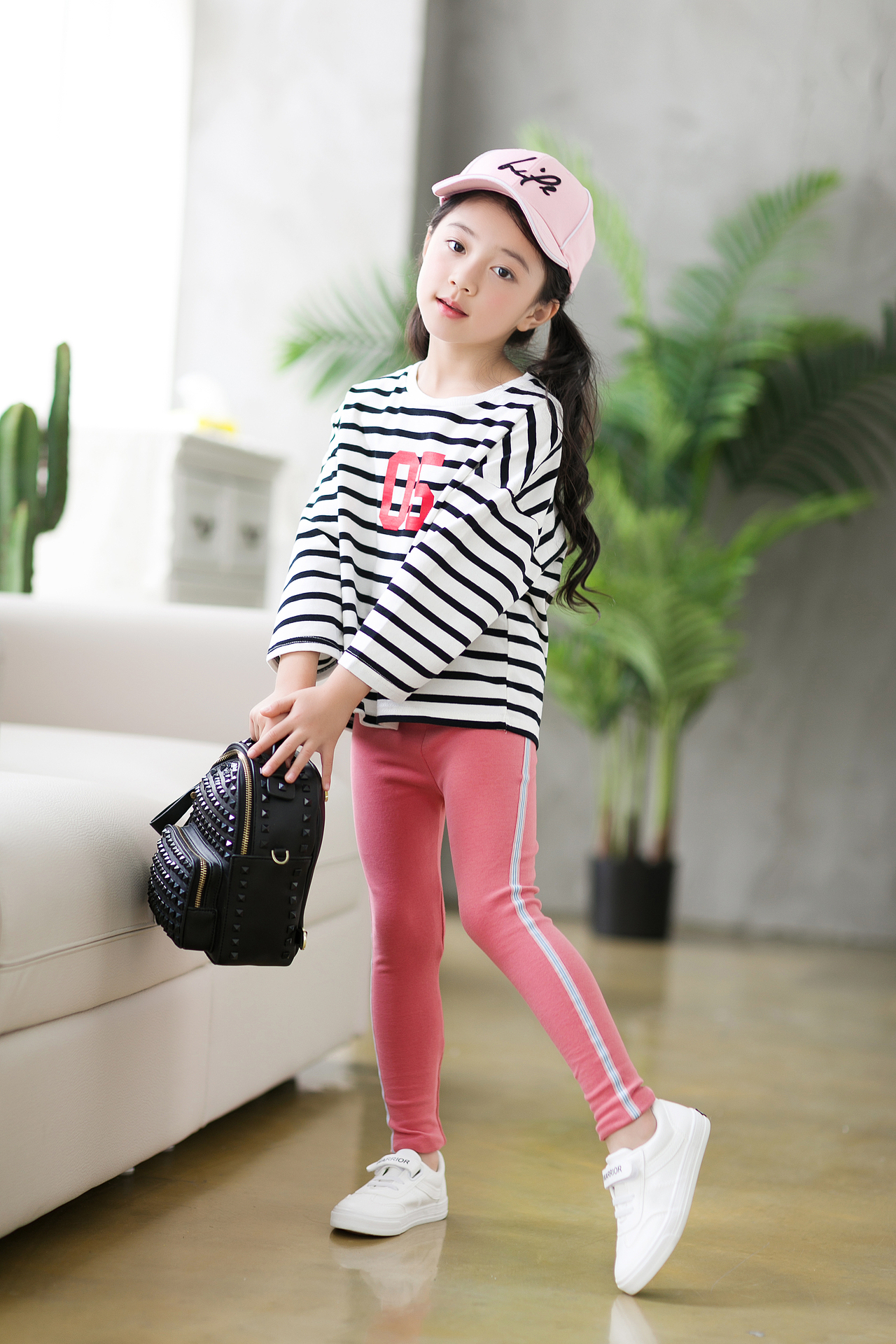 童装模特拍摄 服装网店上新图拍照