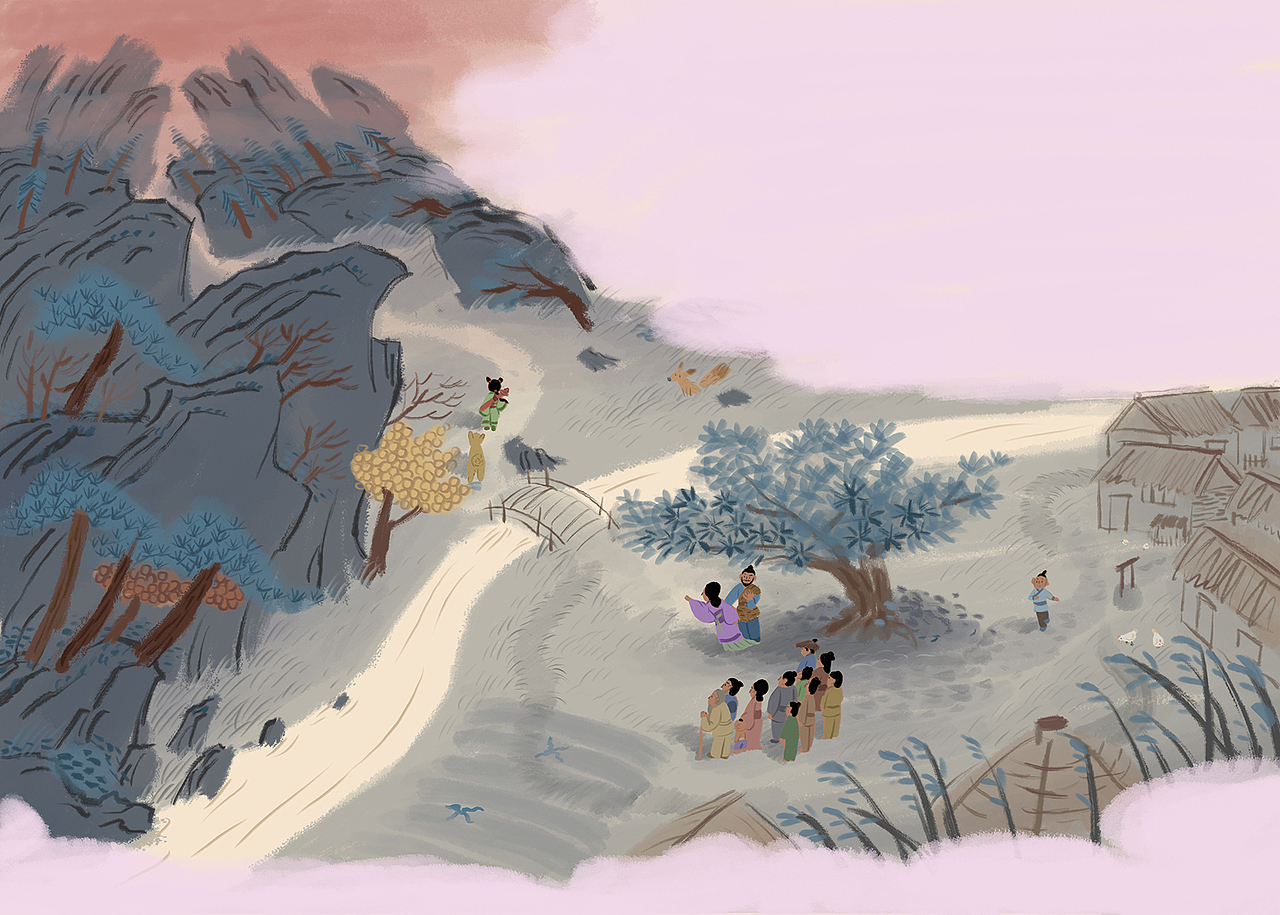 《中国好故事》英文分级绘本（图ZMjc4ODM5MjI4） - 绘本 - 站酷设计师无牙牙tooth原创素材 - 站酷ZCOOL