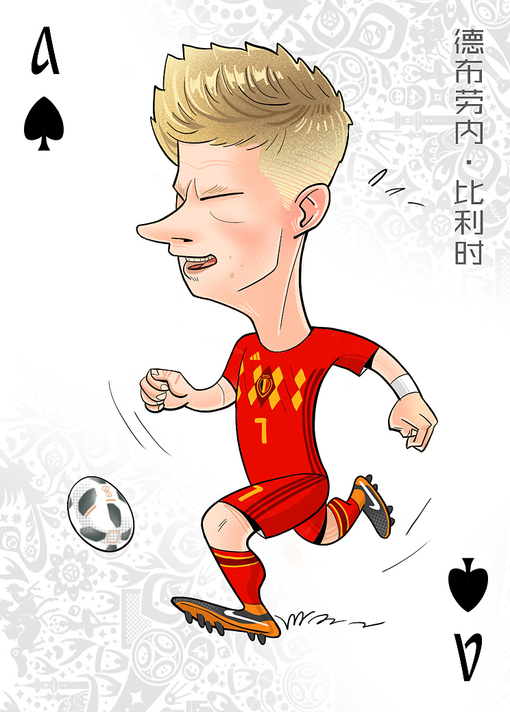 世界杯杯球星漫画扑克设计（图ZMTE5Mjg0MDYw） - 商业插画 - 站酷设计师尚亚努扎伊原创素材 - 站酷ZCOOL