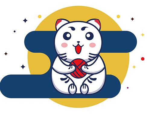 卡通形象喵喵（個人主頁-ZMjc3NDc4MTY=） - 圖案 - 站酷設計師dtcc0511原創(chuàng)素材 - 站酷ZCOOL