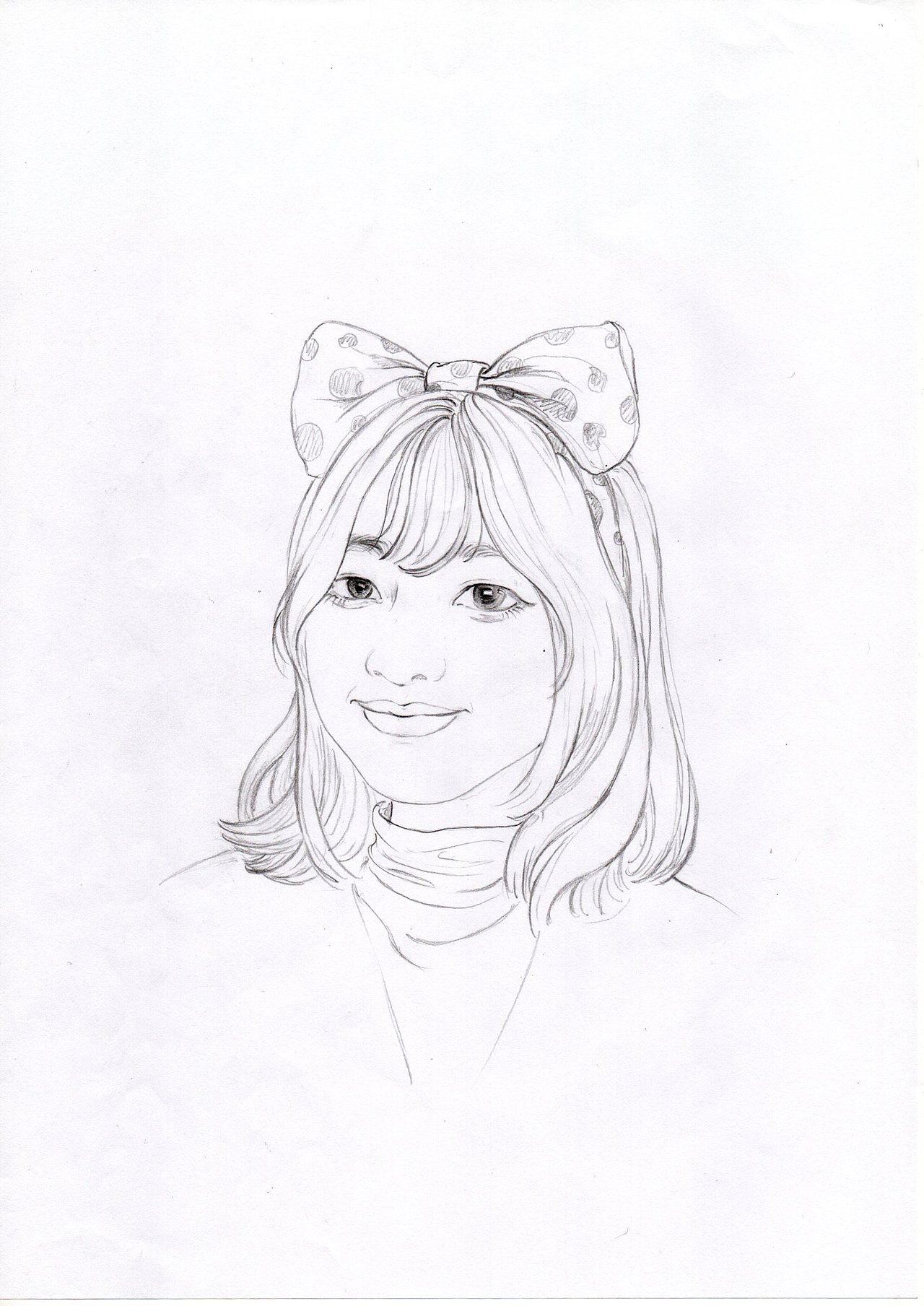 工笔人物白描稿