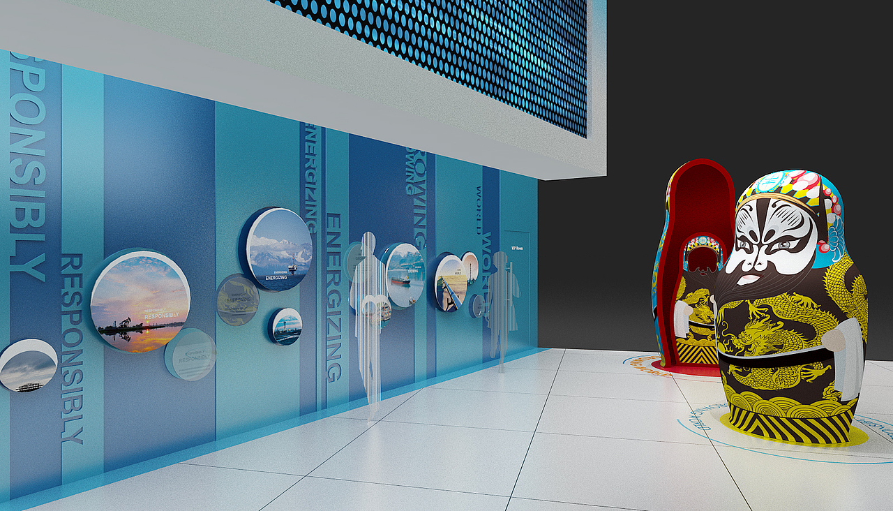 CNPC 中国石油 展位设计方案（图ZMjY5OTk1NjIw） - 展陈设计 - 站酷设计师SNCreative原创素材 - 站酷ZCOOL