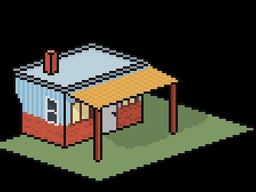 保时捷911像素画