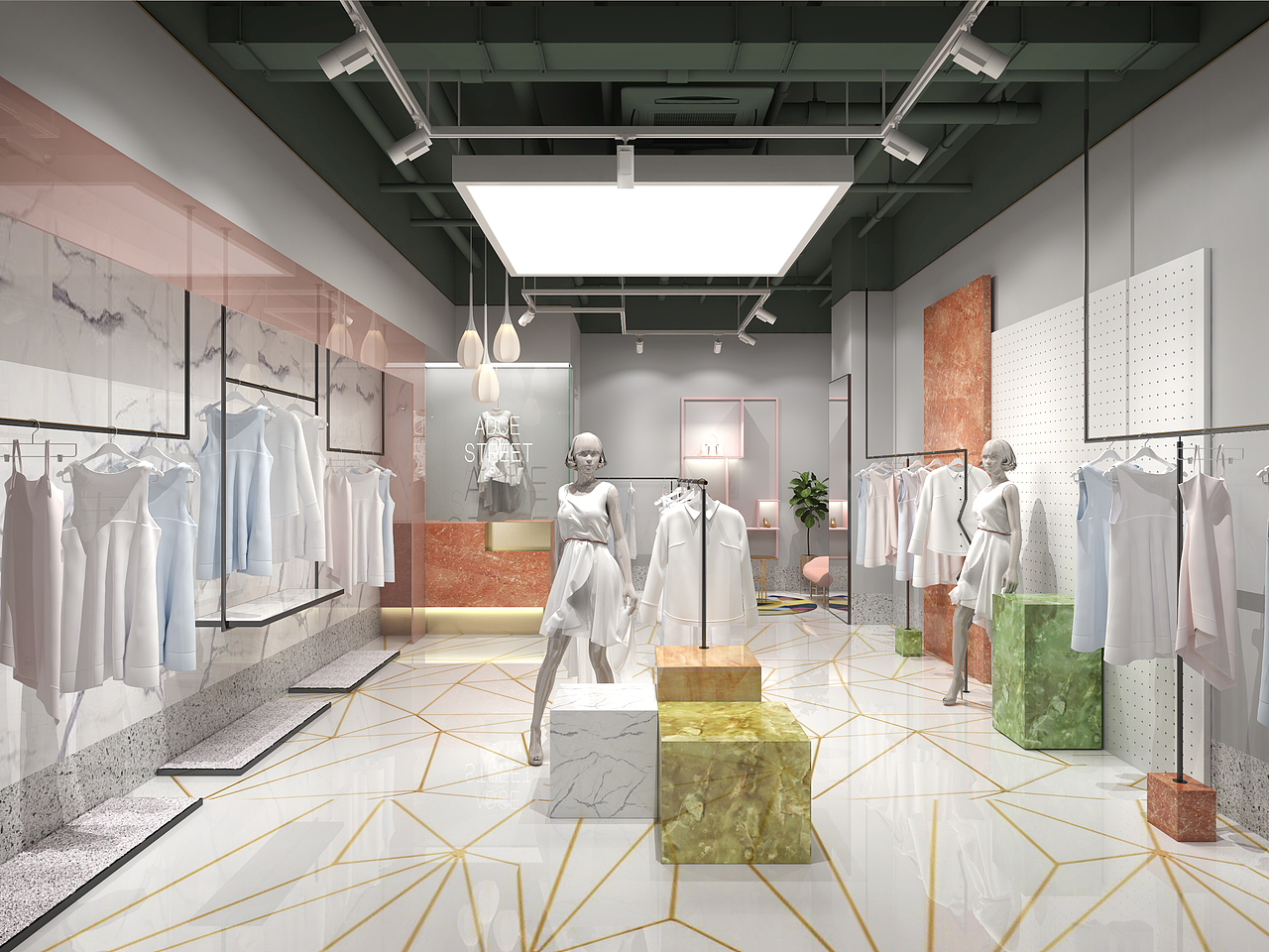 店铺设计（图ZMTc3MTc2OTg4） - 展陈设计 - 站酷设计师观隐设计工作室原创素材 - 站酷ZCOOL