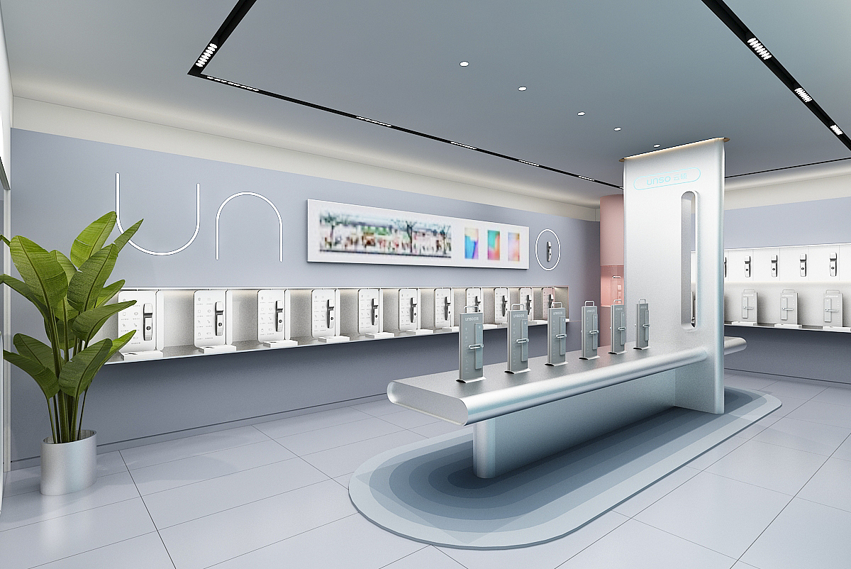 云硕智能锁专卖店 | 空舍设计（图ZMTUxNTYyMTE2） - 家装设计 - 站酷设计师空舍设计原创素材 - 站酷ZCOOL