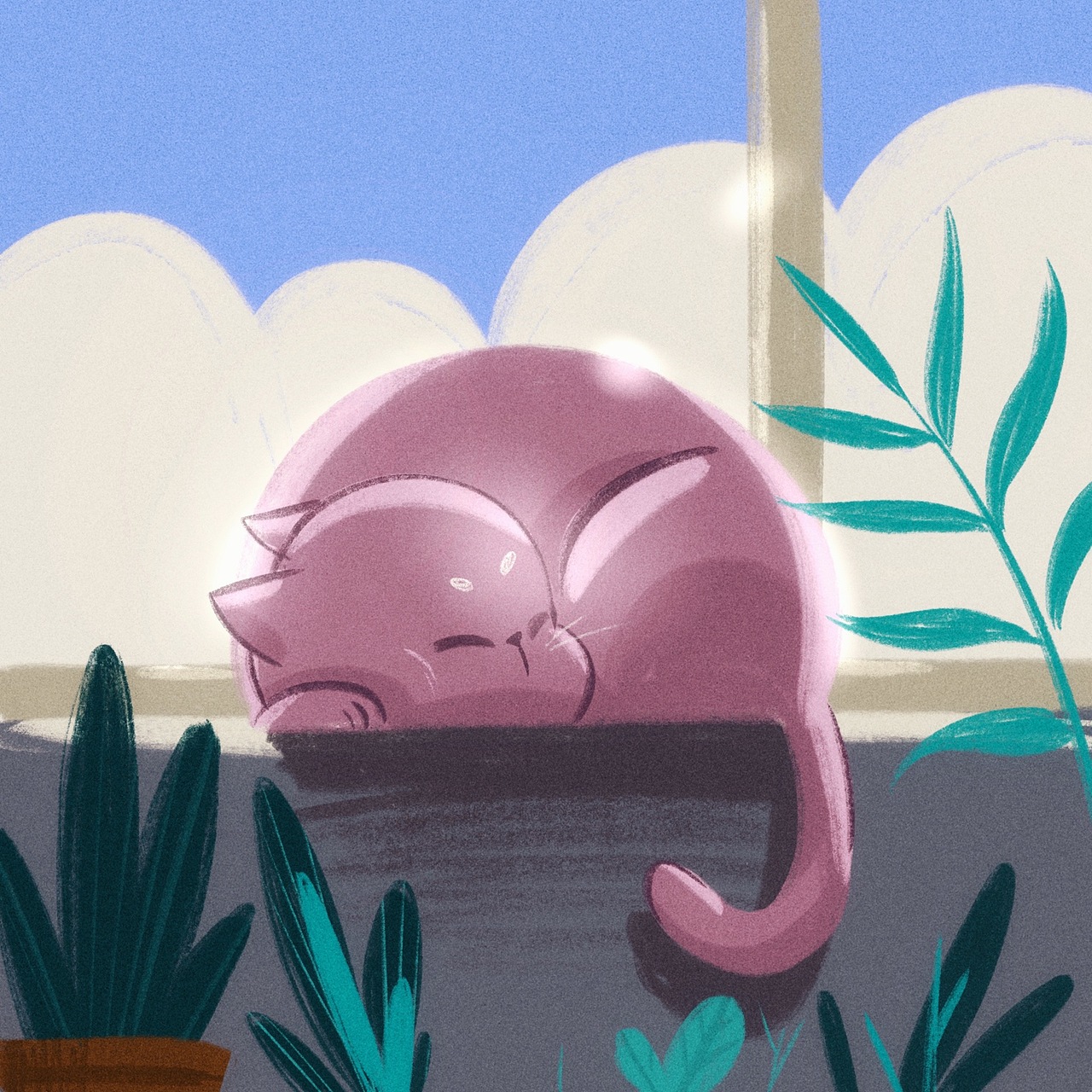 今天的貓貓長這樣（圖ZMjY1NDMyMjMy） - 商業(yè)插畫 - 站酷設(shè)計師掀腦殼原創(chuàng)素材 - 站酷ZCOOL