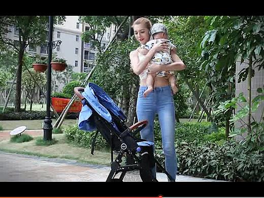 婴童推车外景视频500#（个人主页-ZMzM0NDYyMDg=） - 短片 - 站酷设计师华印广告原创素材 - 站酷ZCOOL