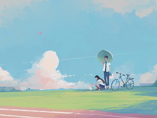 校园插画