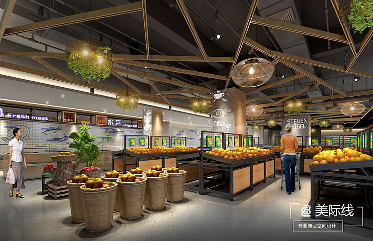 作品案例|超市百货设计——广东港湾百货(阳江店)（图ZMTIwODg5OTQw） - 建筑设计 - 站酷设计师美际线商业设计原创素材 - 站酷ZCOOL