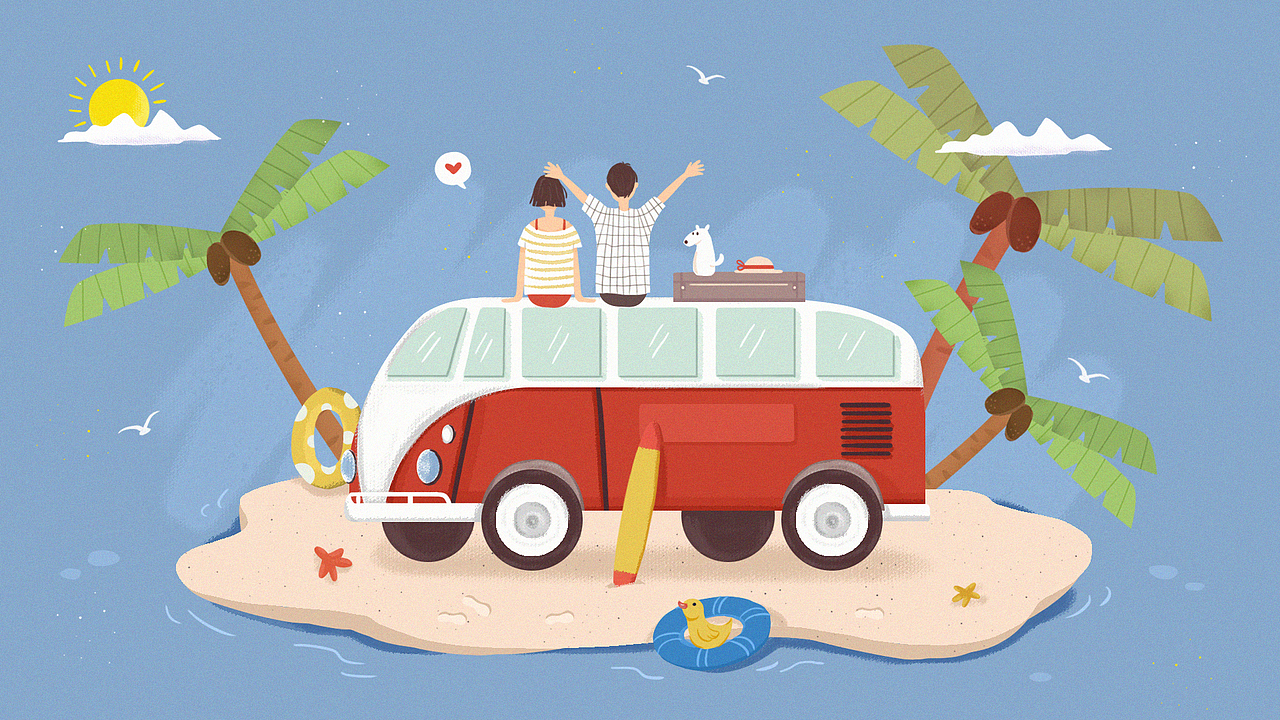 云小团儿 | 旅行插画合集（图ZMTgwODAwMzAw） - 商业插画 - 站酷设计师云小团儿原创素材 - 站酷ZCOOL