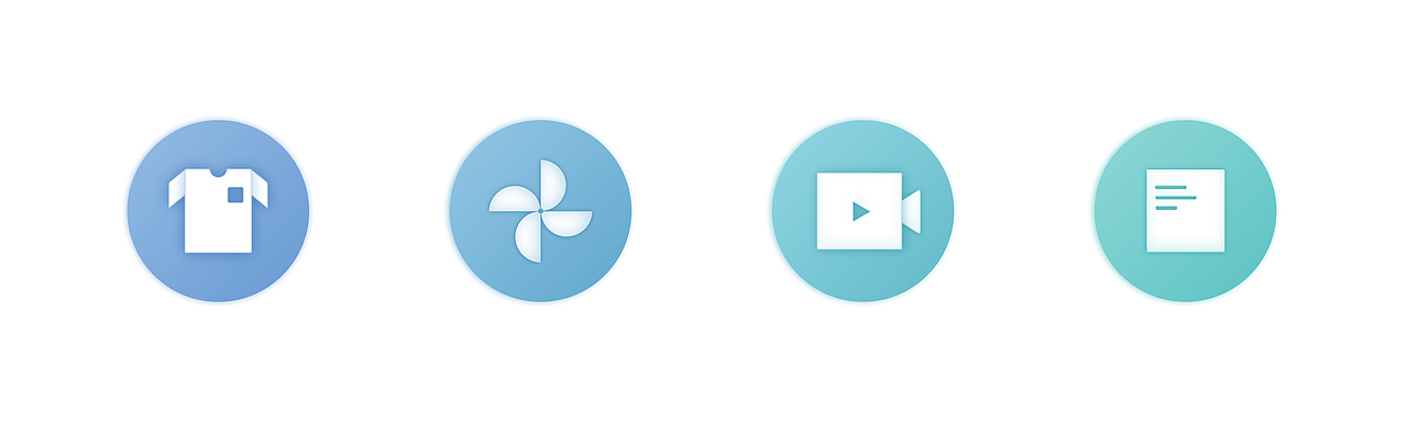 微渐变图标练习