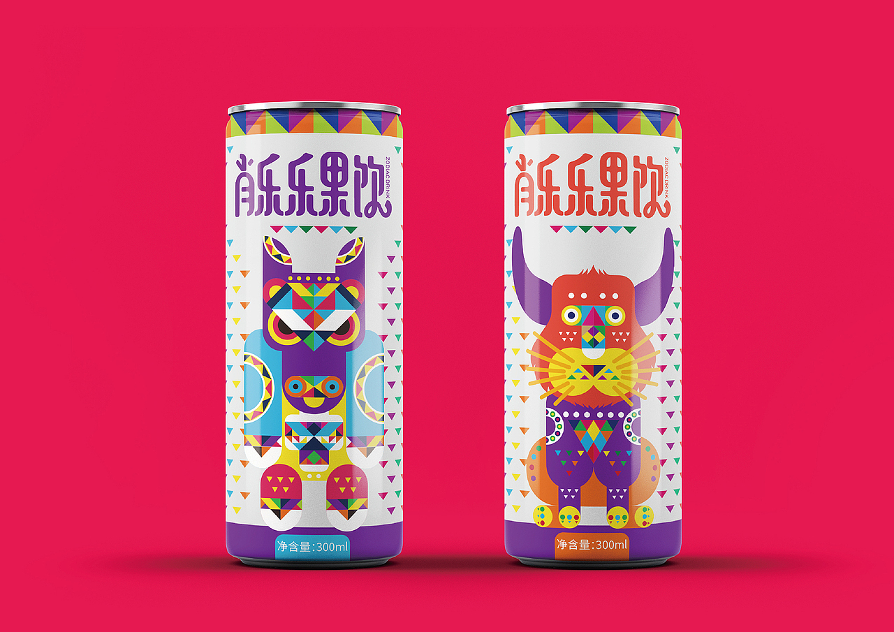 肖乐乐果饮包装设计