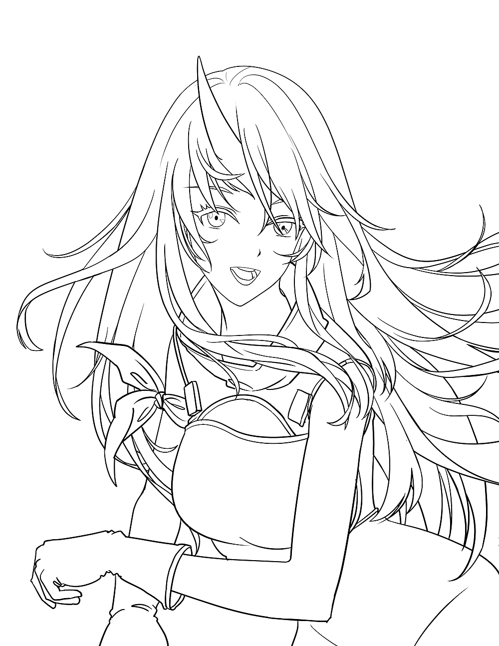 明日方舟同人半身像