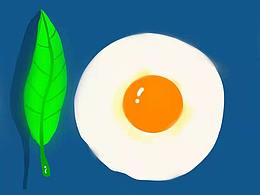 这个煎蛋有点火