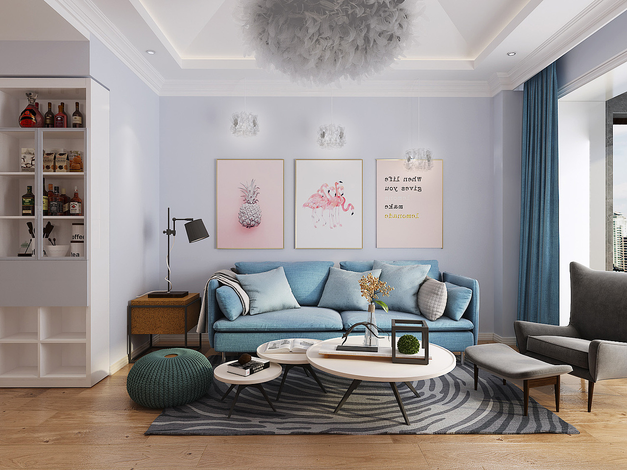 北欧公寓（图ZMTgyNTg2MDQ4） - 家装设计 - 站酷设计师A秀秀原创素材 - 站酷ZCOOL