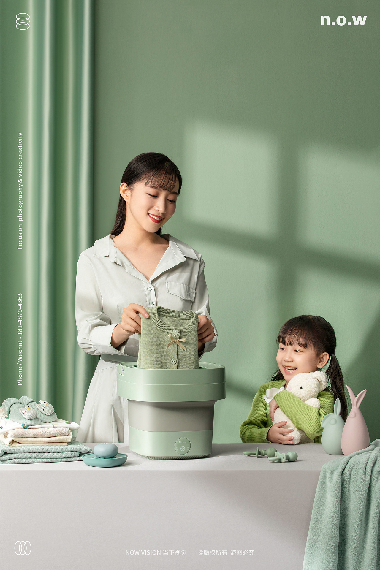 家电摄影 | 善思折叠洗衣机 X 当下视觉