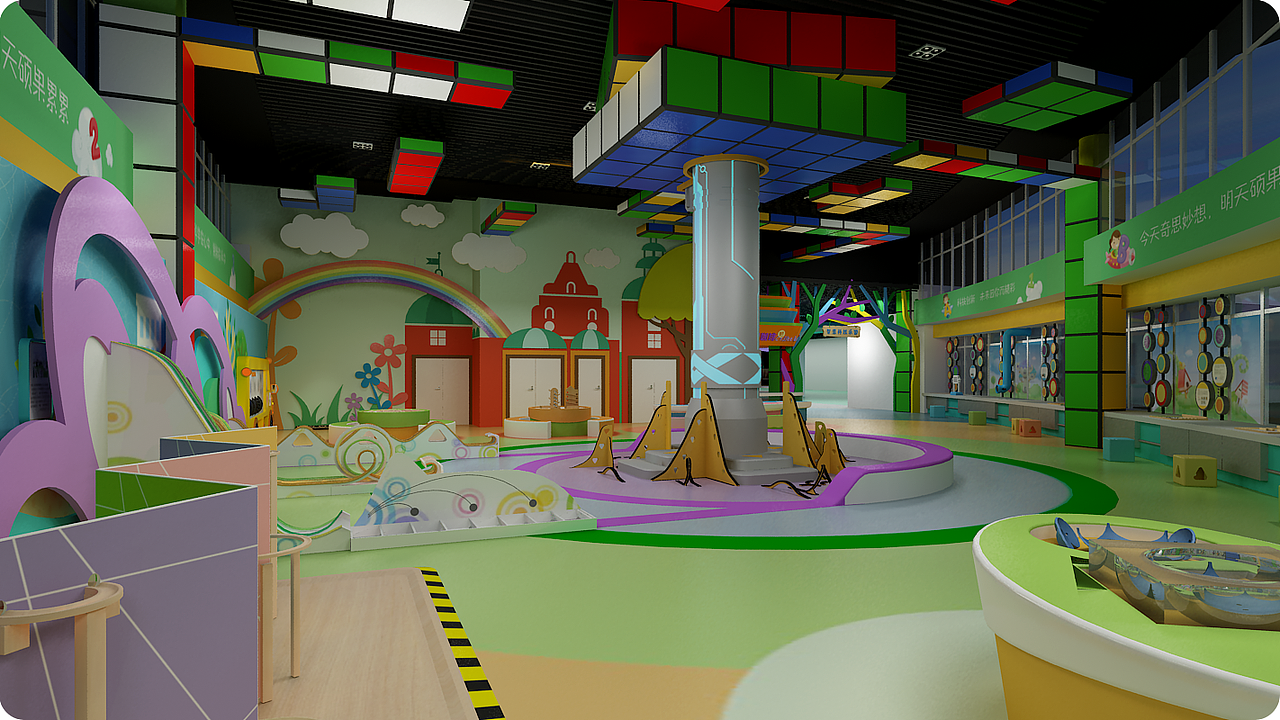 科技馆儿童展厅（图ZMjY0Mjk3NDk2） - 展陈设计 - 站酷设计师milk小强原创素材 - 站酷ZCOOL