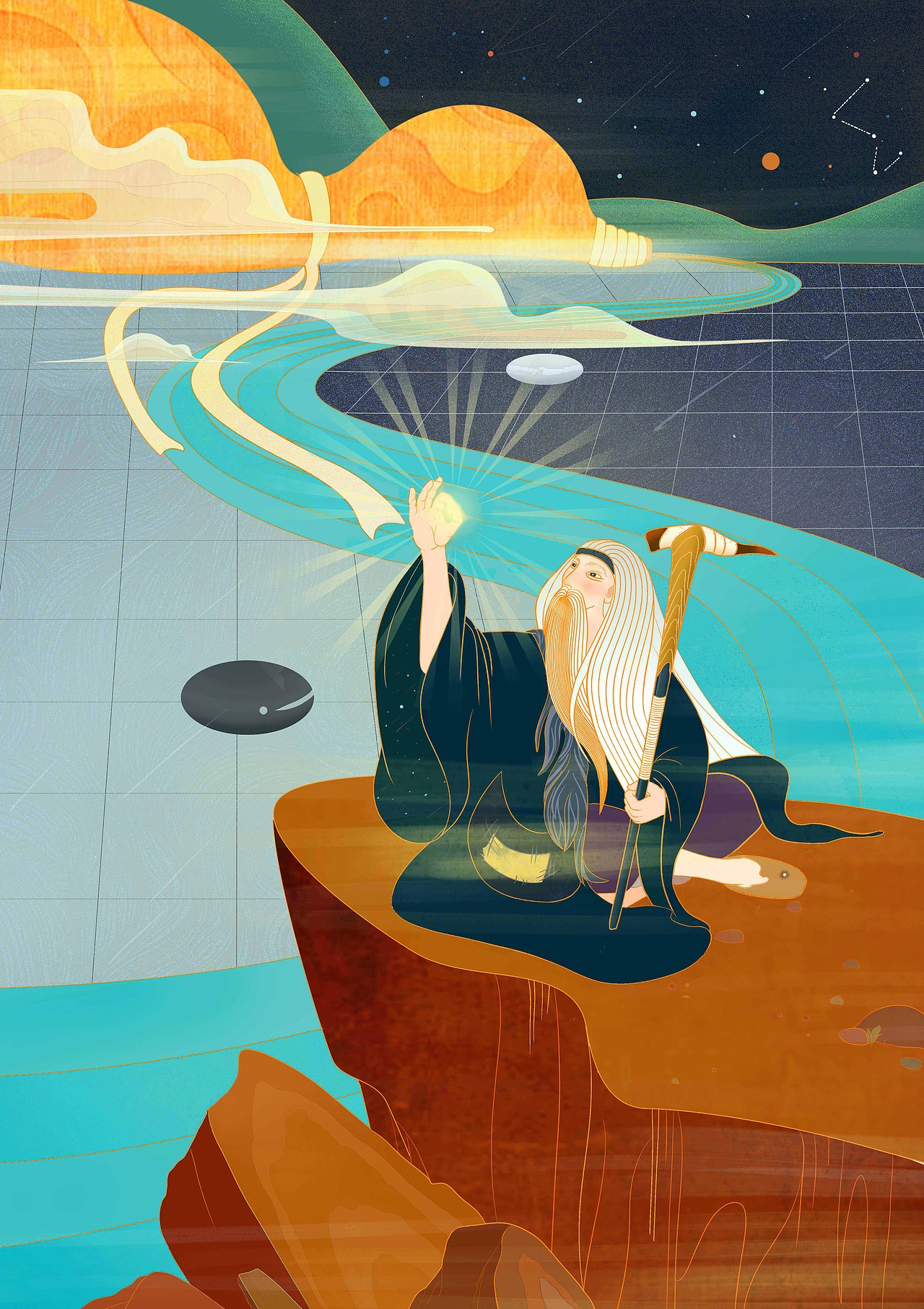 八仙·八仙过海（图ZMjEzNTgxNTI0） - 商业插画 - 站酷设计师刘大淑原创素材 - 站酷ZCOOL