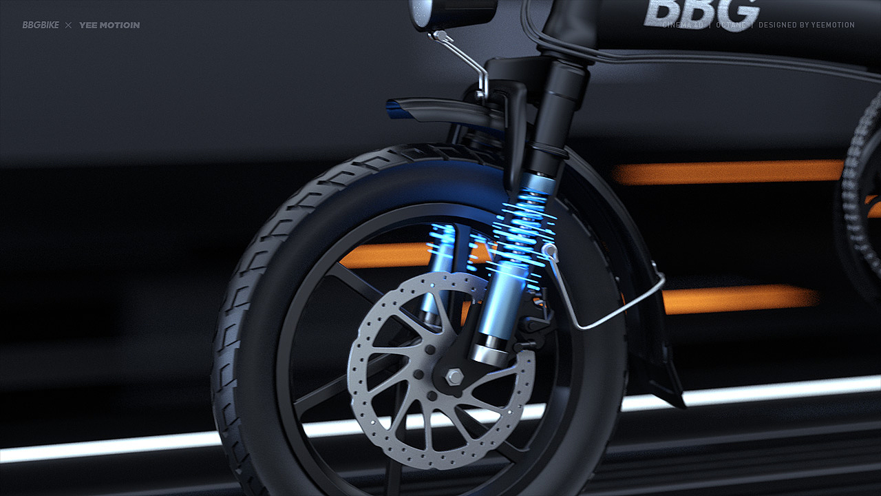 BBG折叠电动自行车产品片
