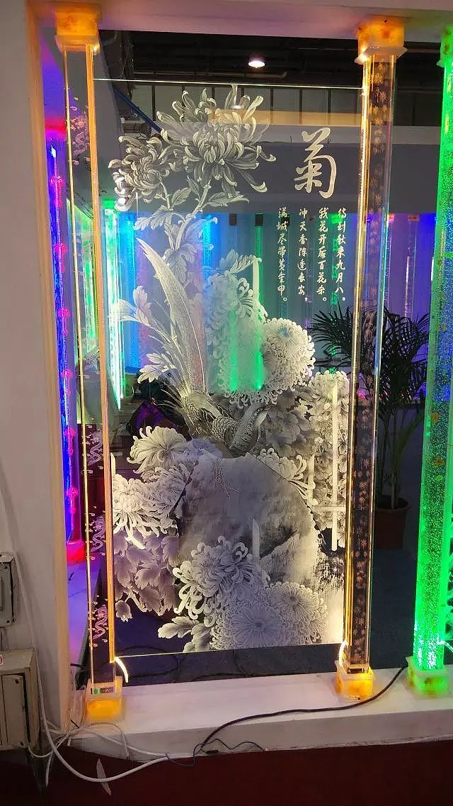 水晶玻璃激光内雕