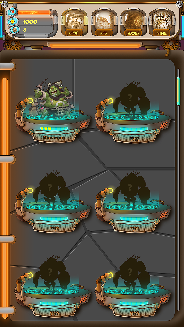 放置类游戏UI（图ZODkwOTc2MjQ=） - 游戏UI - 站酷设计师得到一只小猫猫原创素材 - 站酷ZCOOL