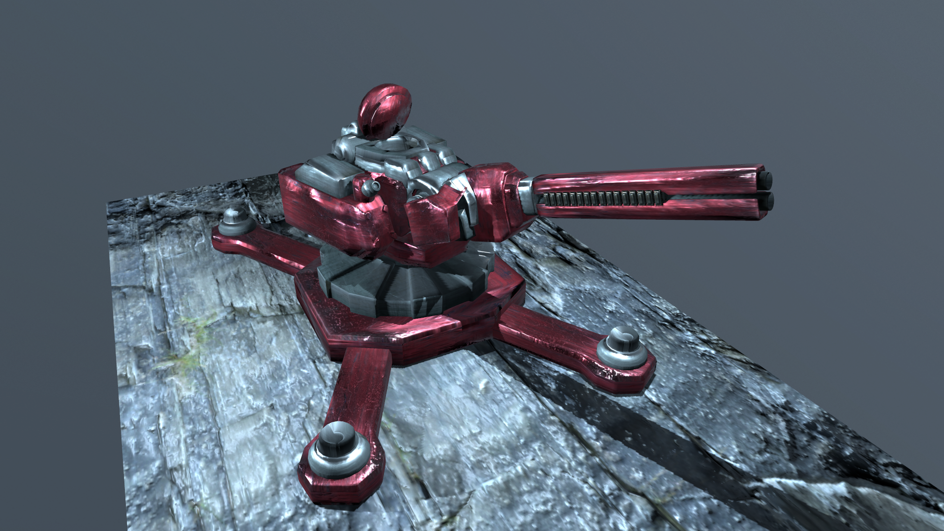 电磁轨道炮渲染