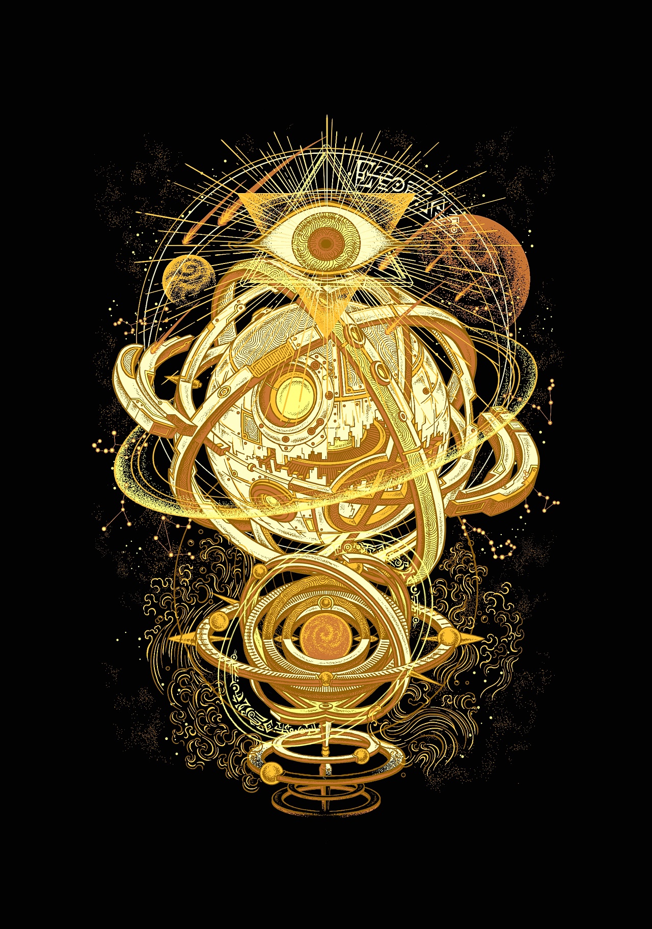 《奥术神座》封面插画补完