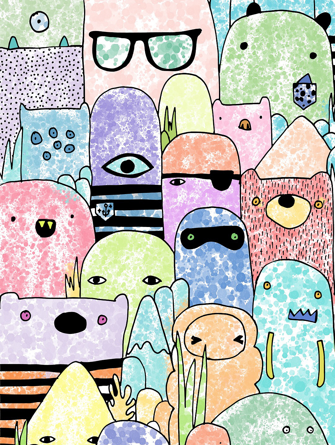 童悟（图ZOTIwOTIzMDg=） - 艺术插画 - 站酷设计师小鼻屎原创素材 - 站酷ZCOOL