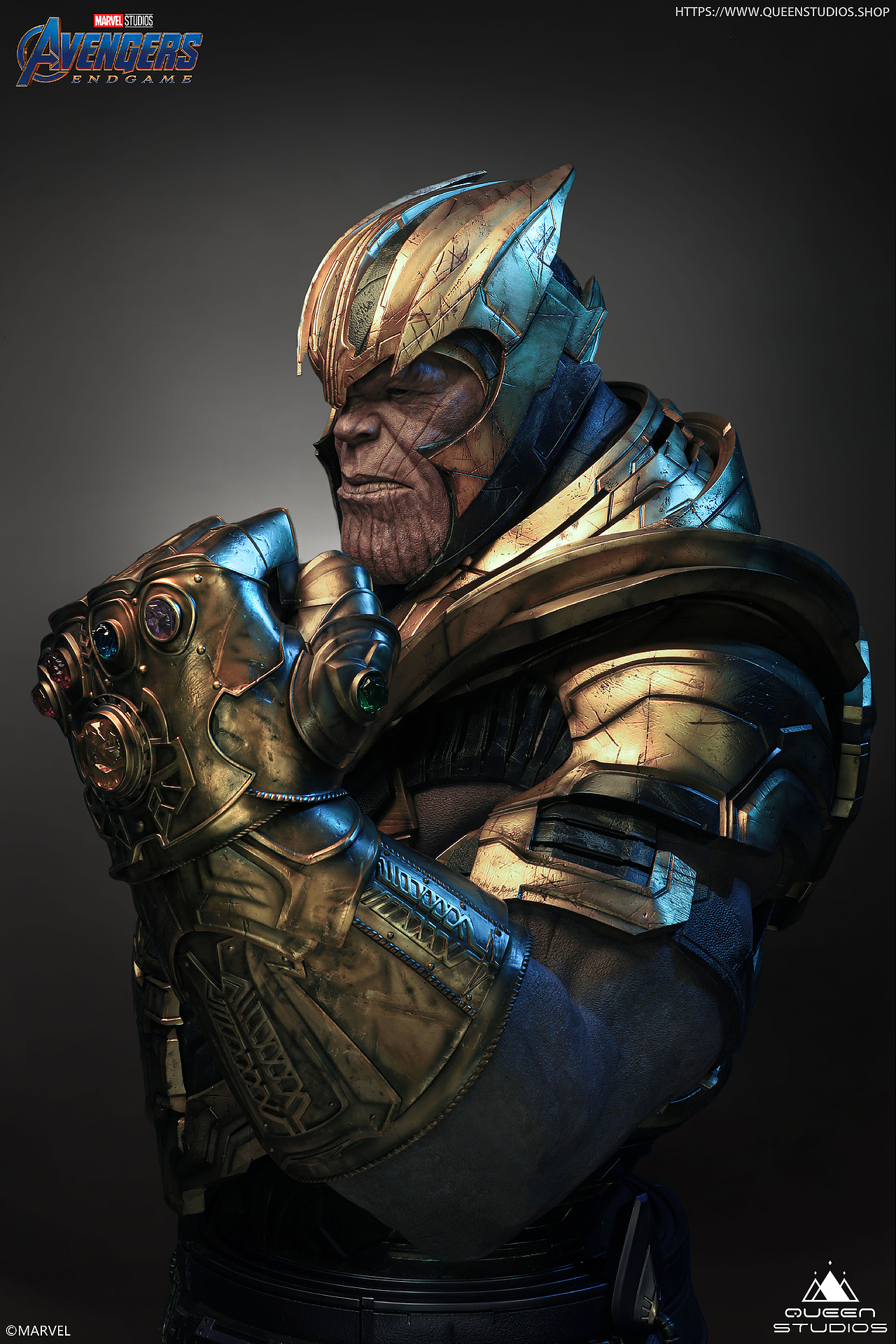 queenstudios灭霸11半身像官图