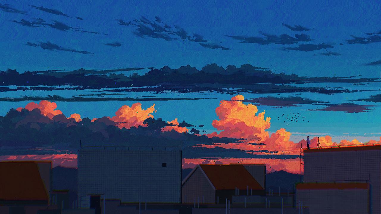 阳光把云彩变得浪漫。（图ZMzc4MzY2MTUy） - 艺术插画 - 站酷设计师Fangpeiii原创素材 - 站酷ZCOOL