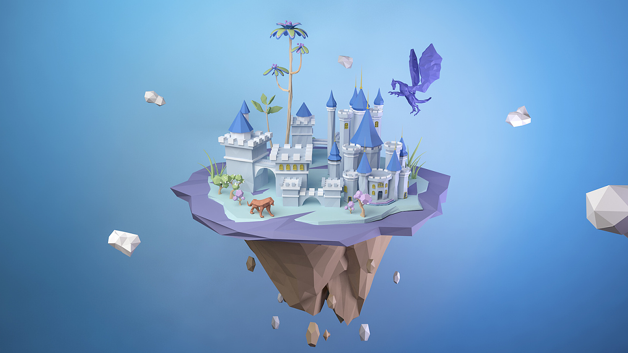 日常练习-低多边形