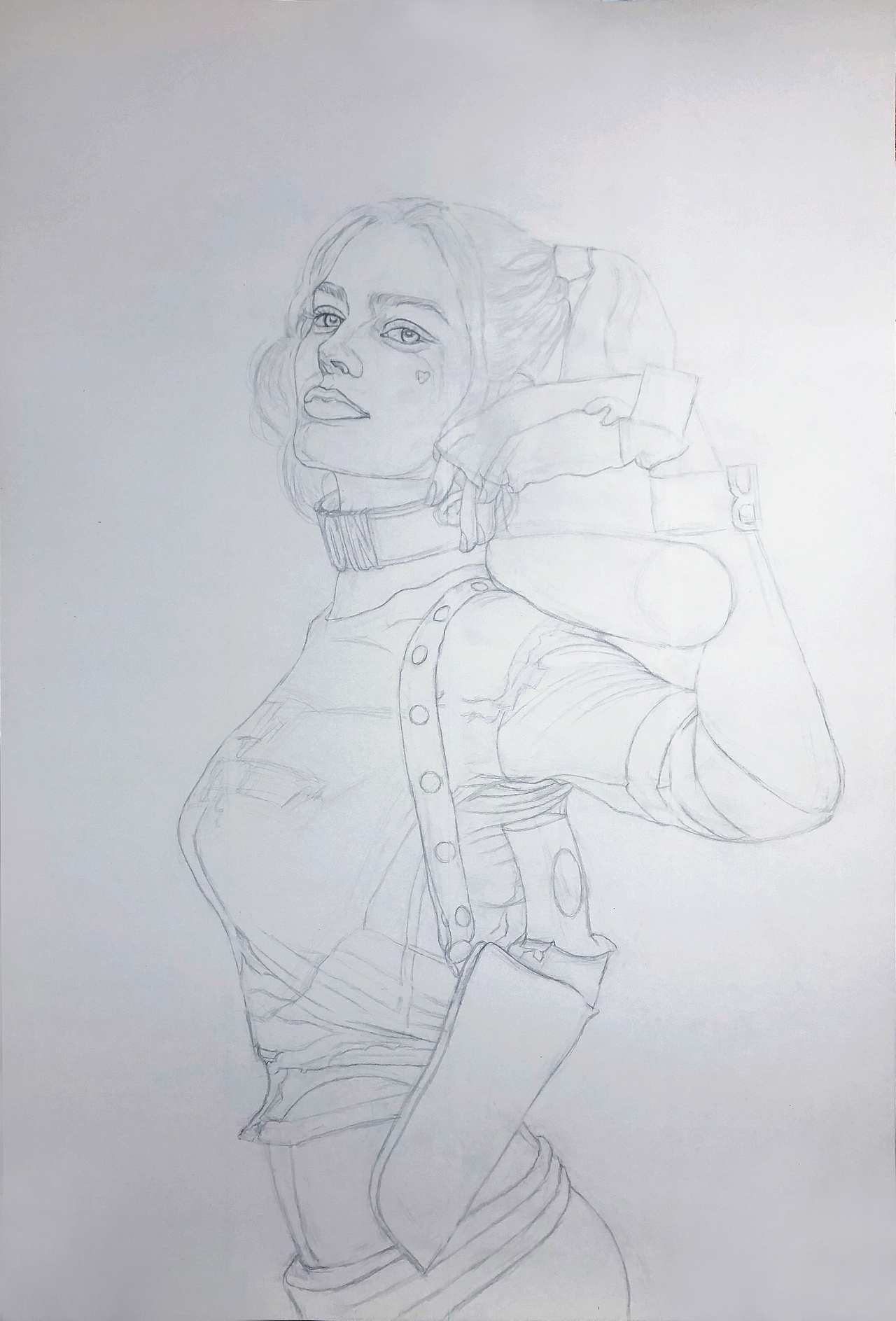 彩铅手绘x特遣队小丑女