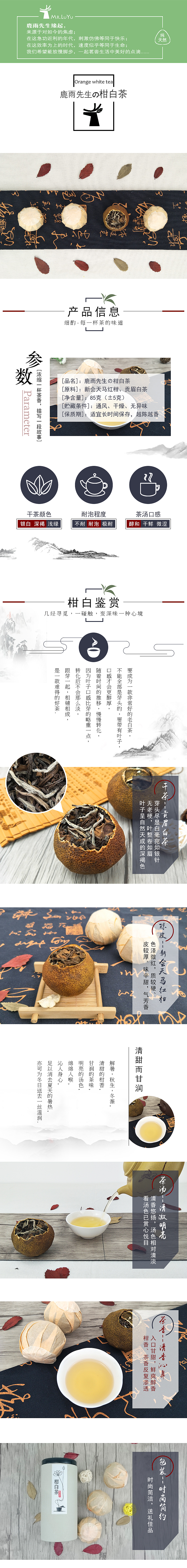 排版——茶类电商详情页