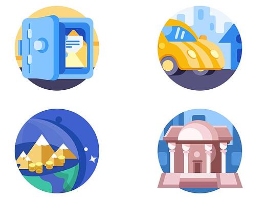 插画小图标（个人主页-ZMjY4MzEzMzI=） - 图标 - 站酷设计师慧慧慧慧子酱原创素材 - 站酷ZCOOL