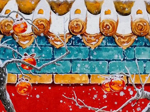 总有一场雪 ， 为你而来（个人主页-ZNDk2NjQyNTI=） - 绘画 - 站酷设计师十二叔原创素材 - 站酷ZCOOL