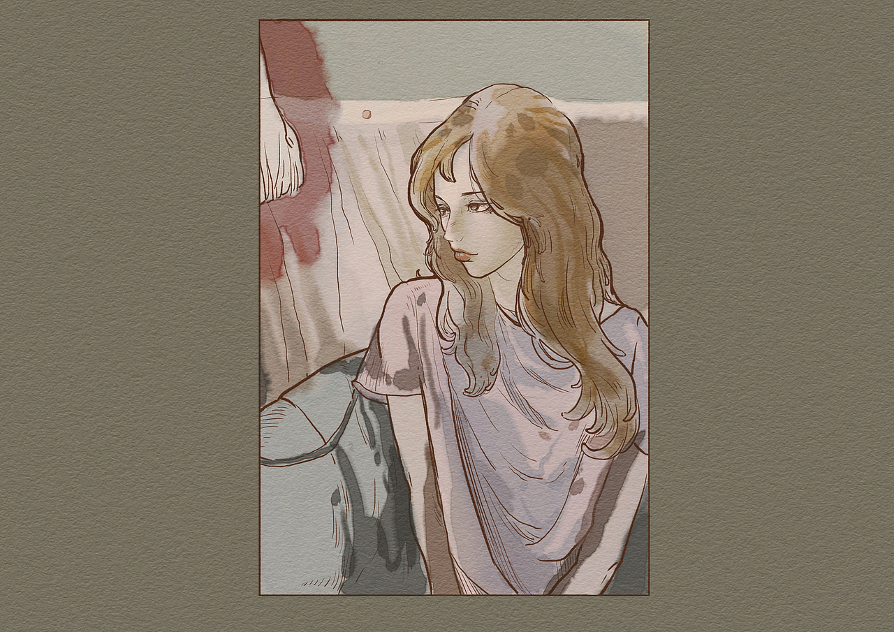 一组仿水彩练习