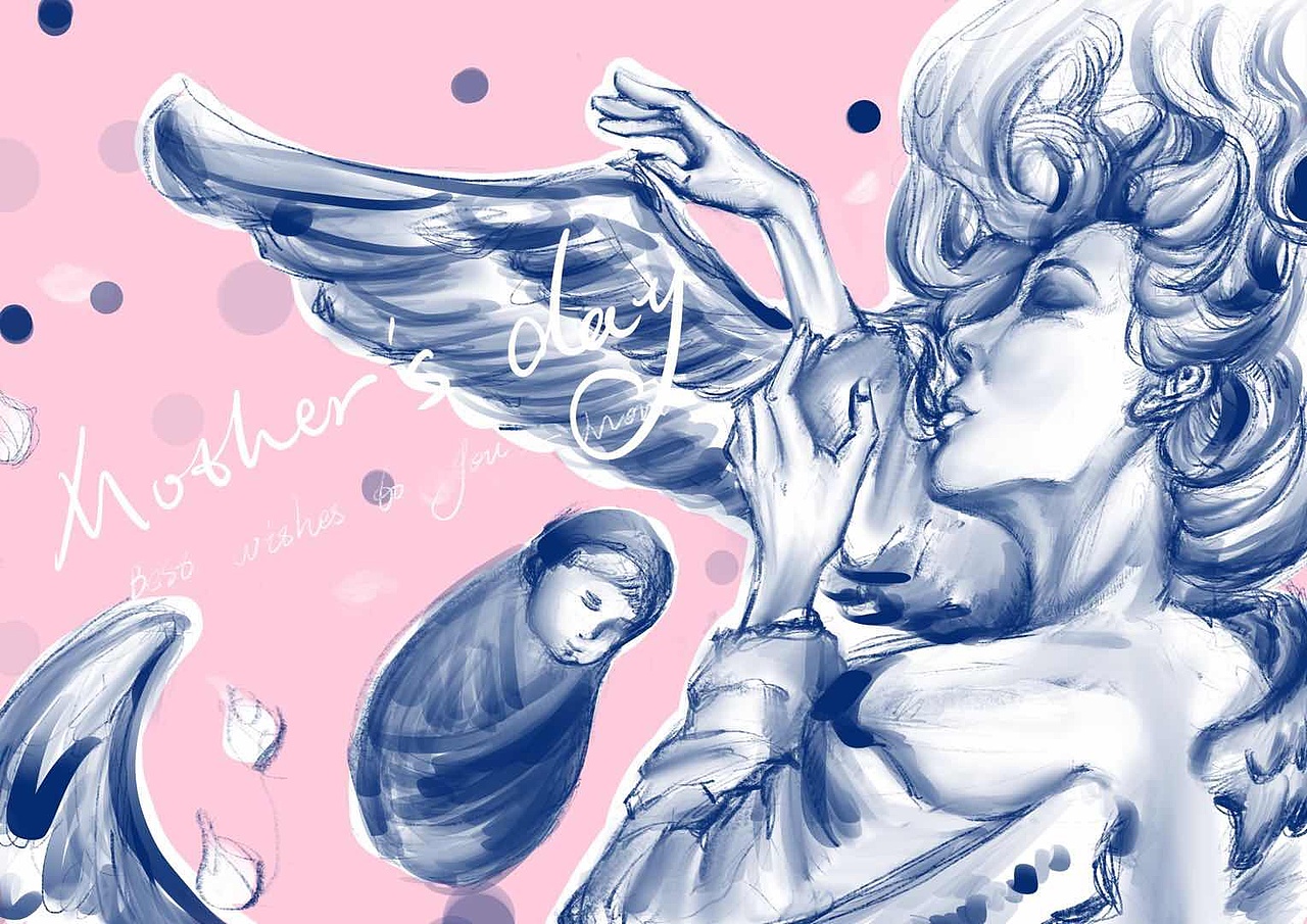 关于老妈（图ZMTYxMTYyNjY0） - 新锐潮流插画 - 站酷设计师刘张张原创素材 - 站酷ZCOOL